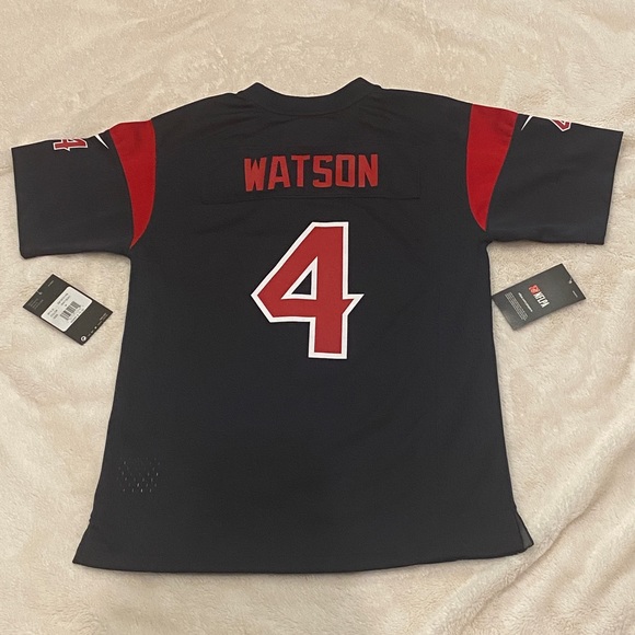 Nike NFL Houston Texans Jersey #4 Deshaun Watson Size Medium Youth (10/12) NWT - Picture 5 of 7